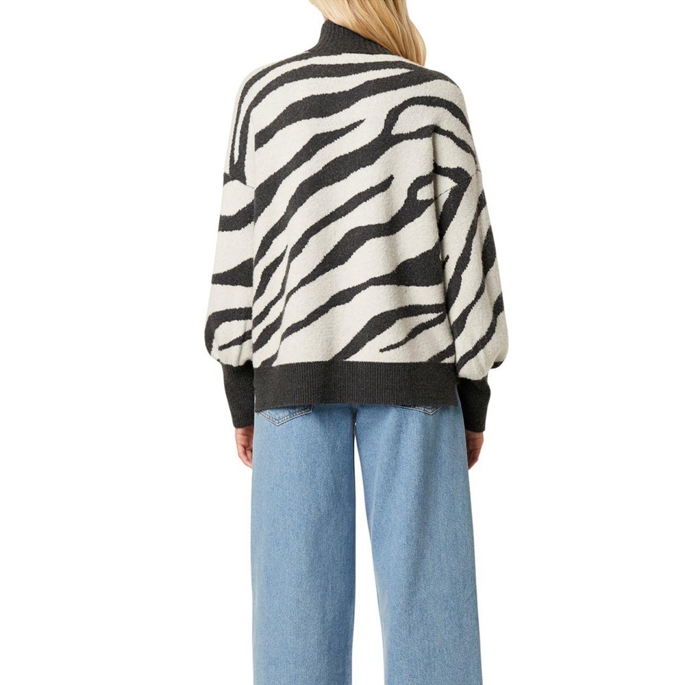 french connection zebra sweater